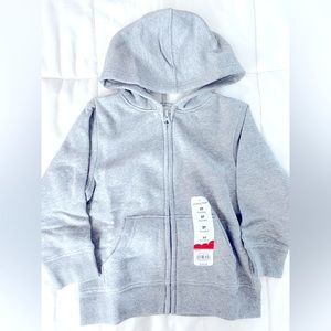 Jumping Beans Heather Gray Hoodie 2T